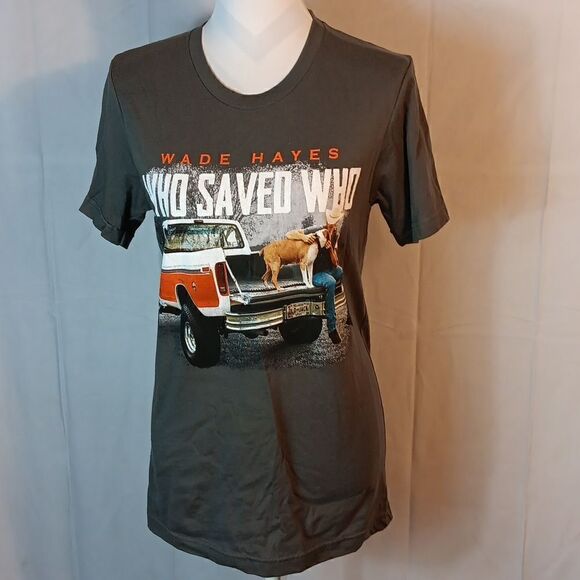Wade Hayes "Who Saved Who" Women's Tee - Picture 5 of 5